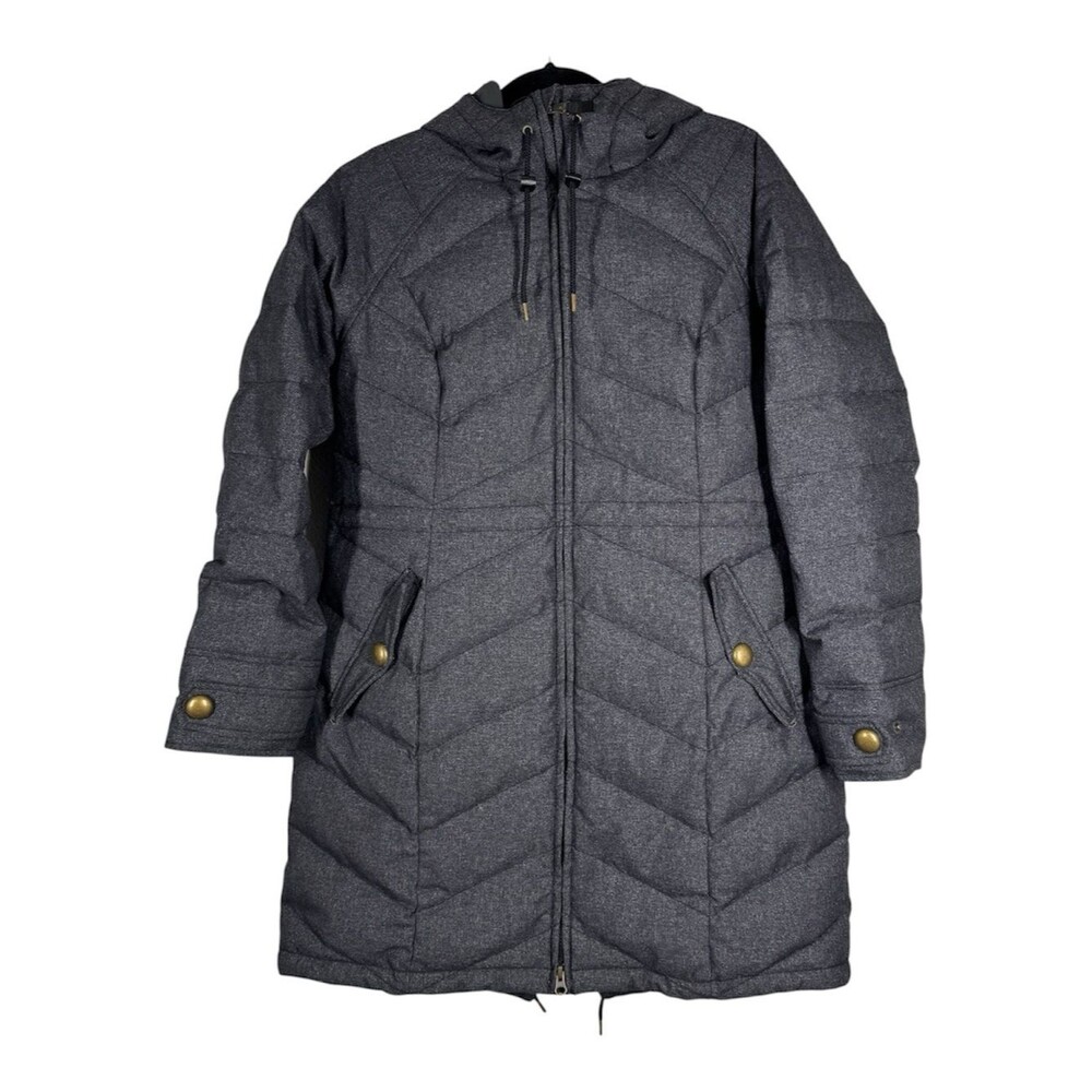 Prana Mona Jacket 650 Down Fill Winter Coat Charcoal Gray Woman’s Large